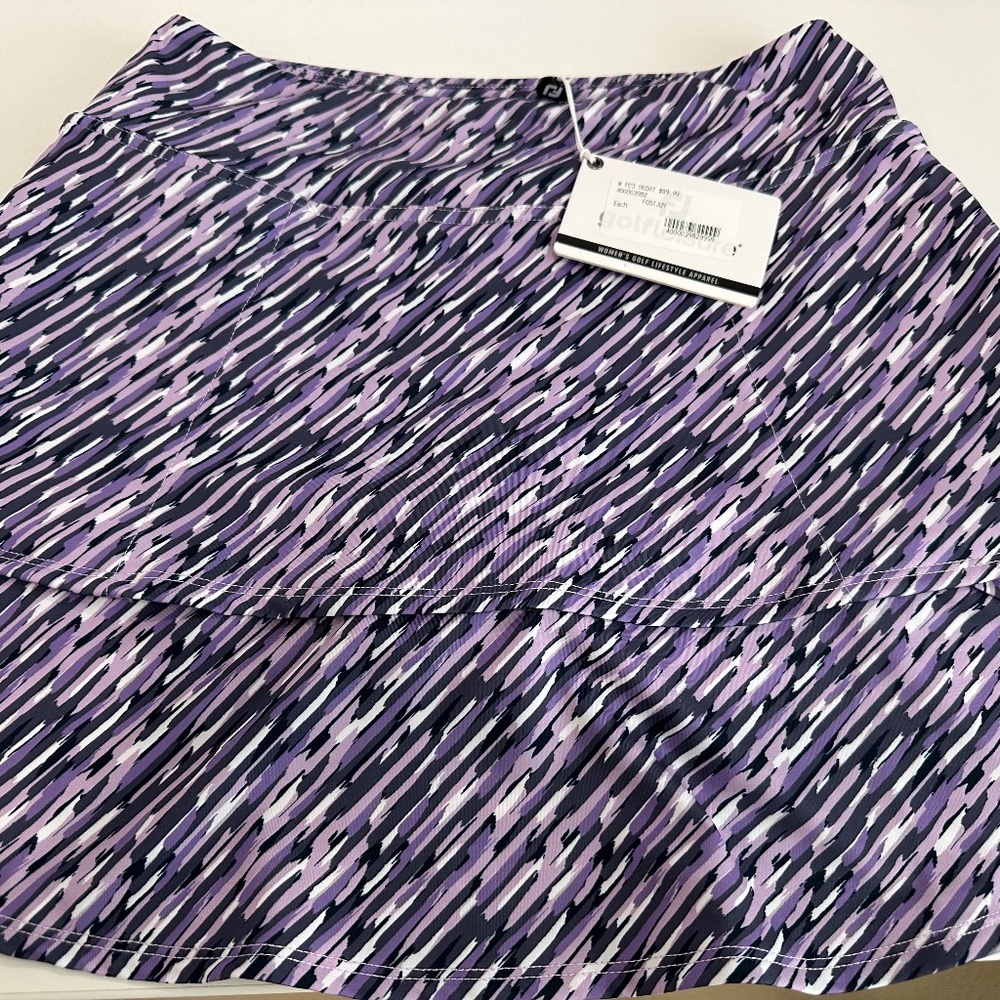 Footjoy FJ Womens Purple-Multi Golf Skort - Sz XS
